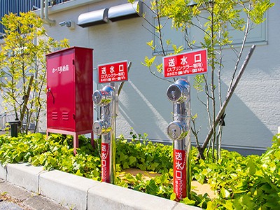 消防用水（防火水槽）イメージ｜ザ・パークハウス自由が丘ディアナガーデン